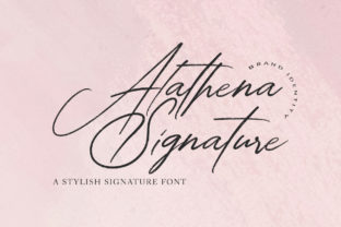 Alathena Signature: A Handwritten Font for Authentic Branding