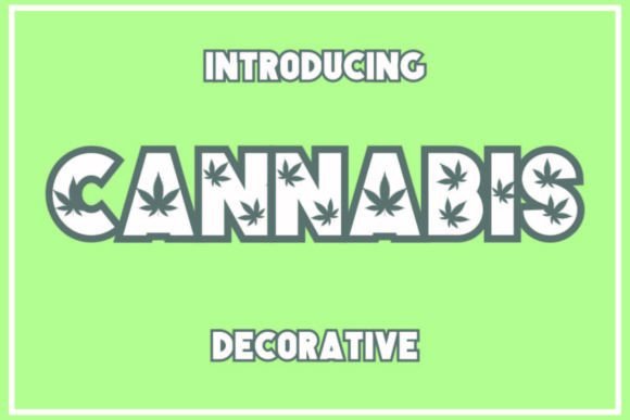 Cannabis Font: A Bold, Leafy Typeface for Creative Projects
