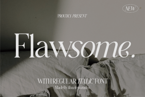 Flawsome: The Serif Font That Embraces Beautiful Imperfection