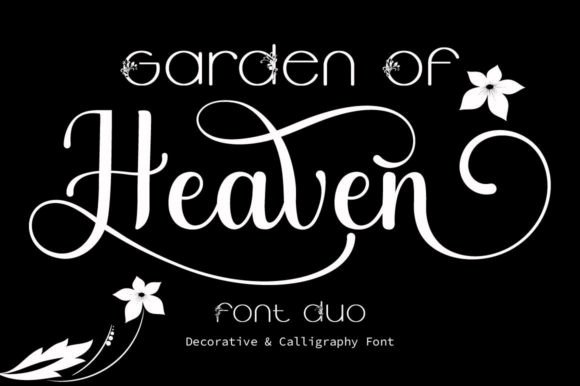 Garden of Heaven: A Font Duo for Designs That Blossom
