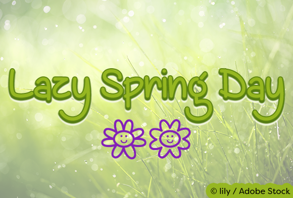 Lazy Spring Day: A Font That Feels Like Sunshine