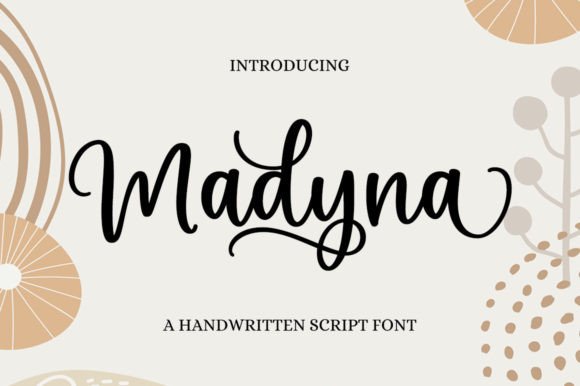 Madyna: The Elegant Script Font for Your Creative Projects