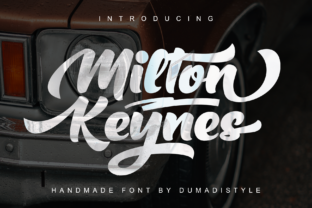 Milton Keynes: The Bold Handwritten Font for Modern Branding