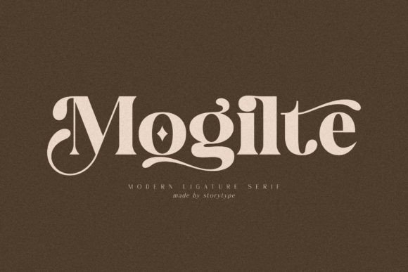 Mogilte: A Serif Font Blending Classic Elegance with Modern Flair