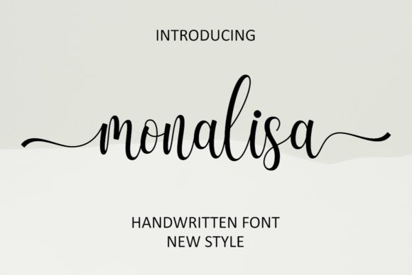Monalisa: The Handwritten Font That Feels Like a Friend
