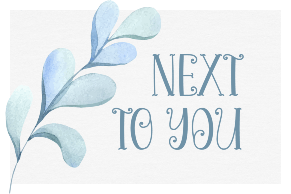Next to You: A Font That Feels Like a Friendly Handwritten Note