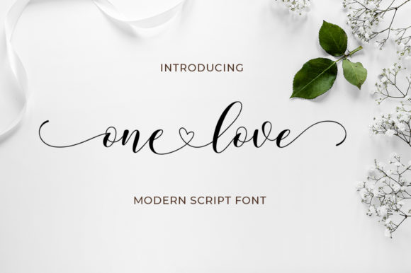 One Love: The Handwritten Font That Feels Like a Warm Hug