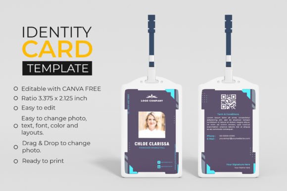 Professional ID Card Template for Canva: A Complete Branding Solution