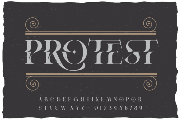 Protest: A Modern Serif Font for Bold, Stylish Design