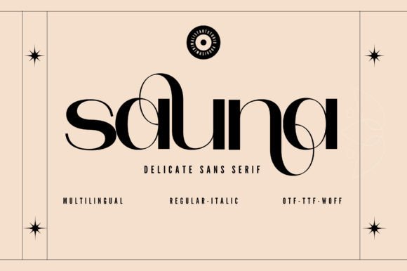 Sauna: The Typeface That Whispers Luxury