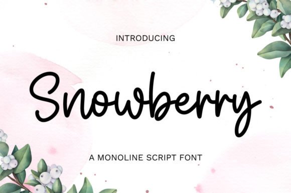 Snowberry: The Flowing Script Font That Feels Like a Whisper