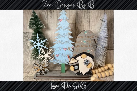 Winter Gnome Shelf Sitter Laser SVG: Your Festive Crafting Companion